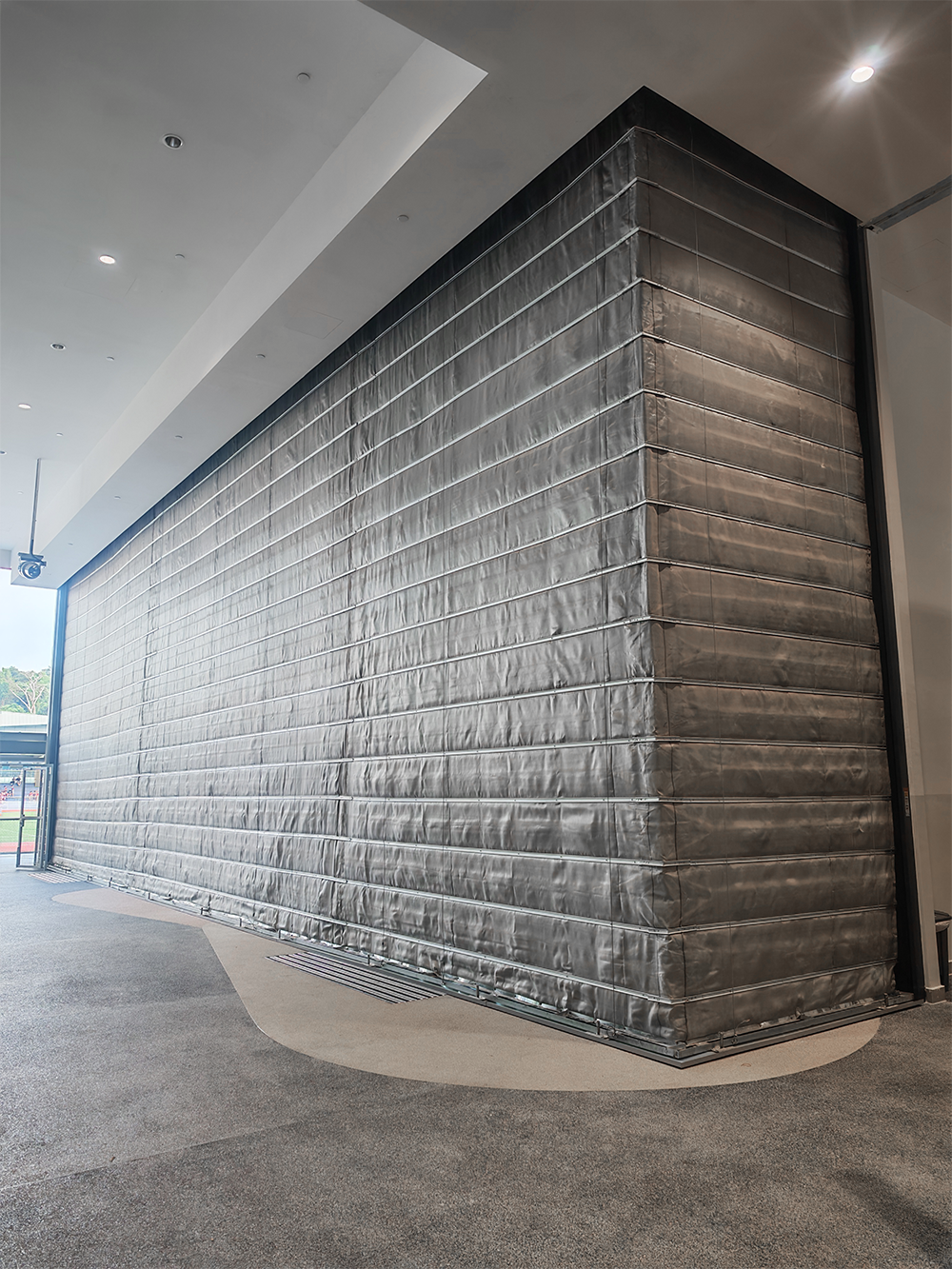 EN欧标双帘无机防火隔热折叠门 EN欧标双帘无机防火隔热折叠门