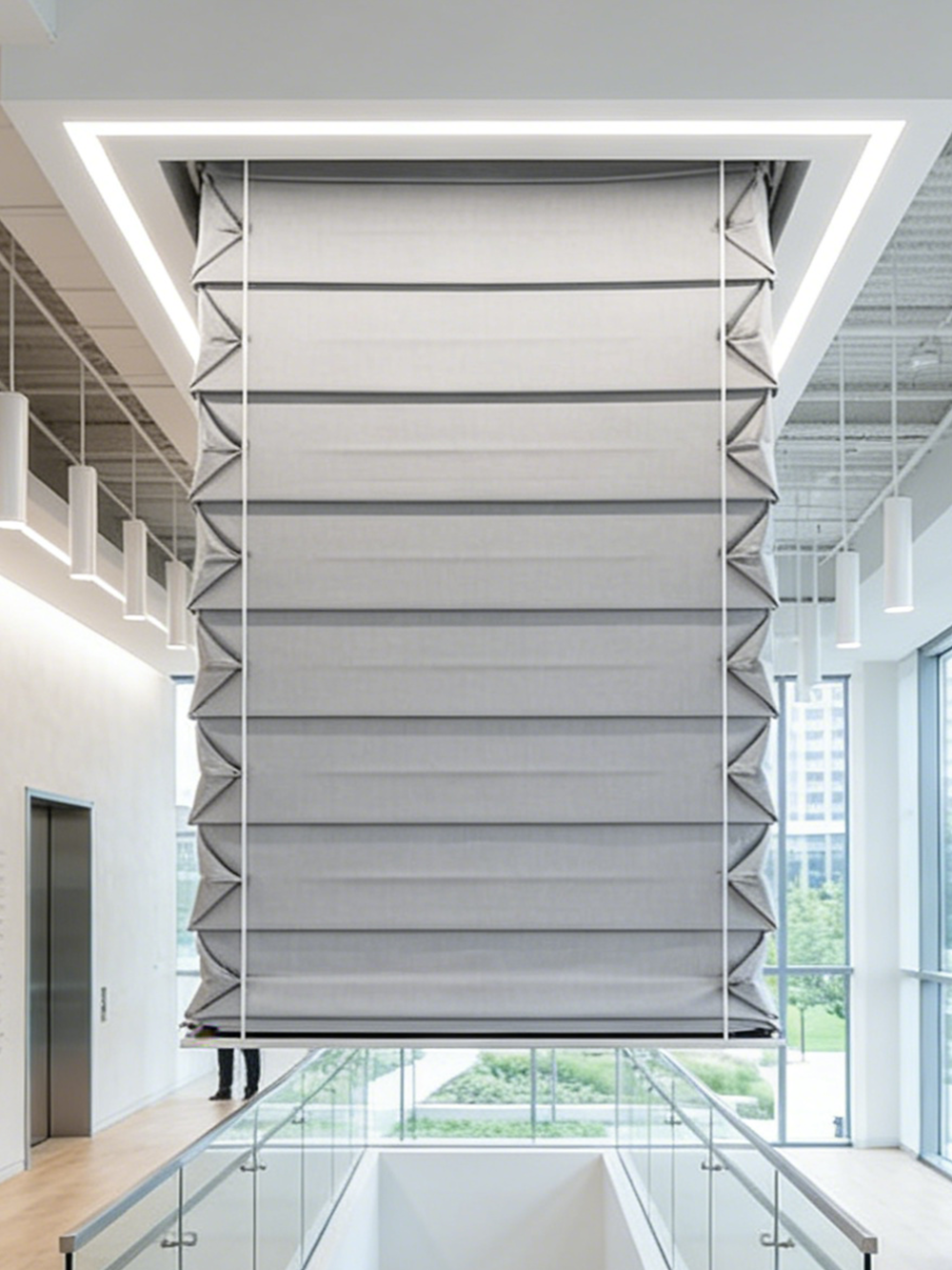 EN欧标单帘无机防火非隔热折叠门